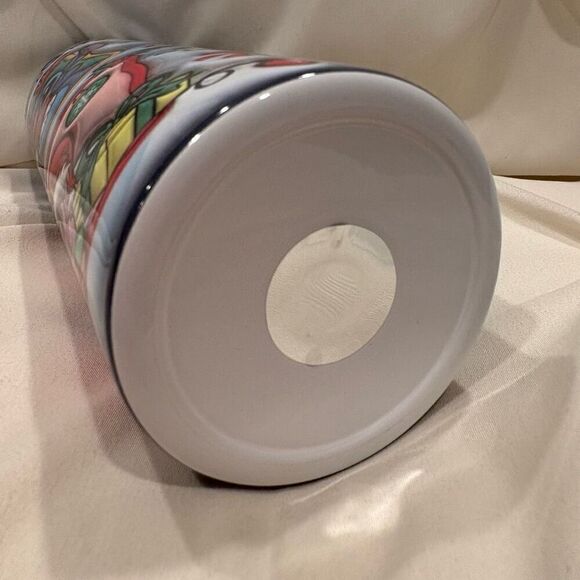 SALE Stitch Angel Holiday 20oz Insulated Tumbler Stainless Steel & Straw NEW 🎄 - Picture 6 of 7